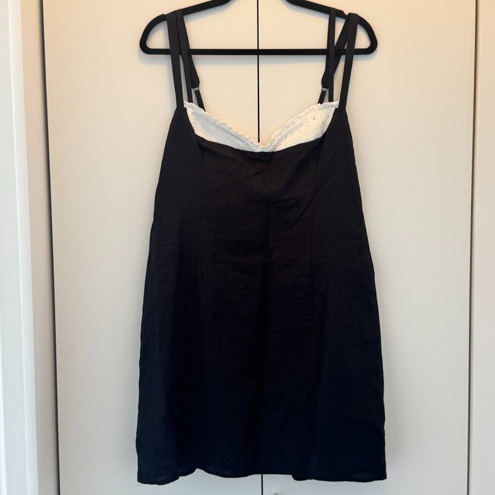 Reformation Lovella Mini Eyelet Dress - 12 - Worn Once